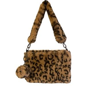 Faux Fur Cheetah Purse